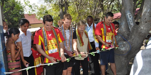 pingpongbadame Inauguration programme, Timor Leste, 2010