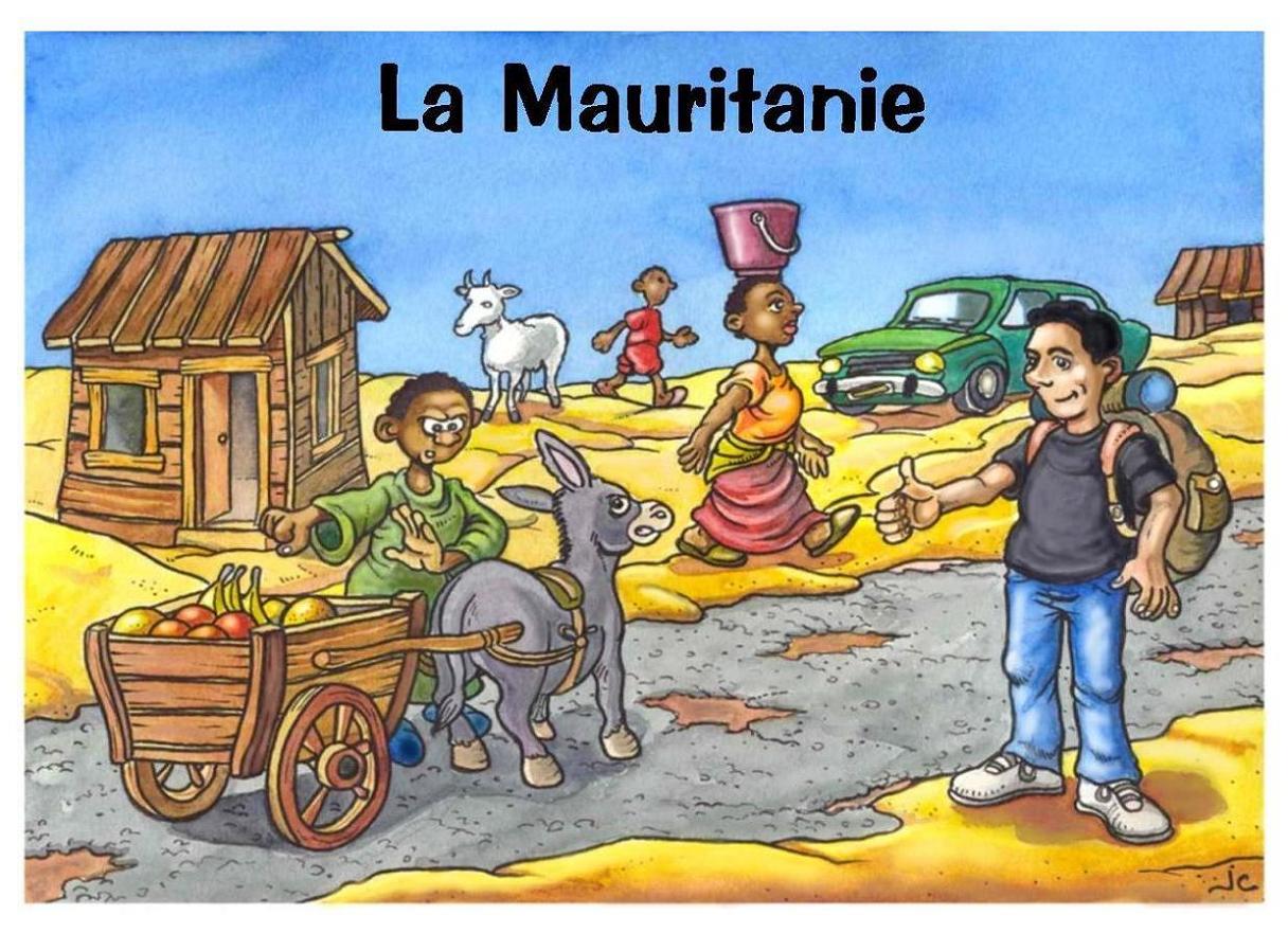 Le stop en Mauritanie illustré par JCB