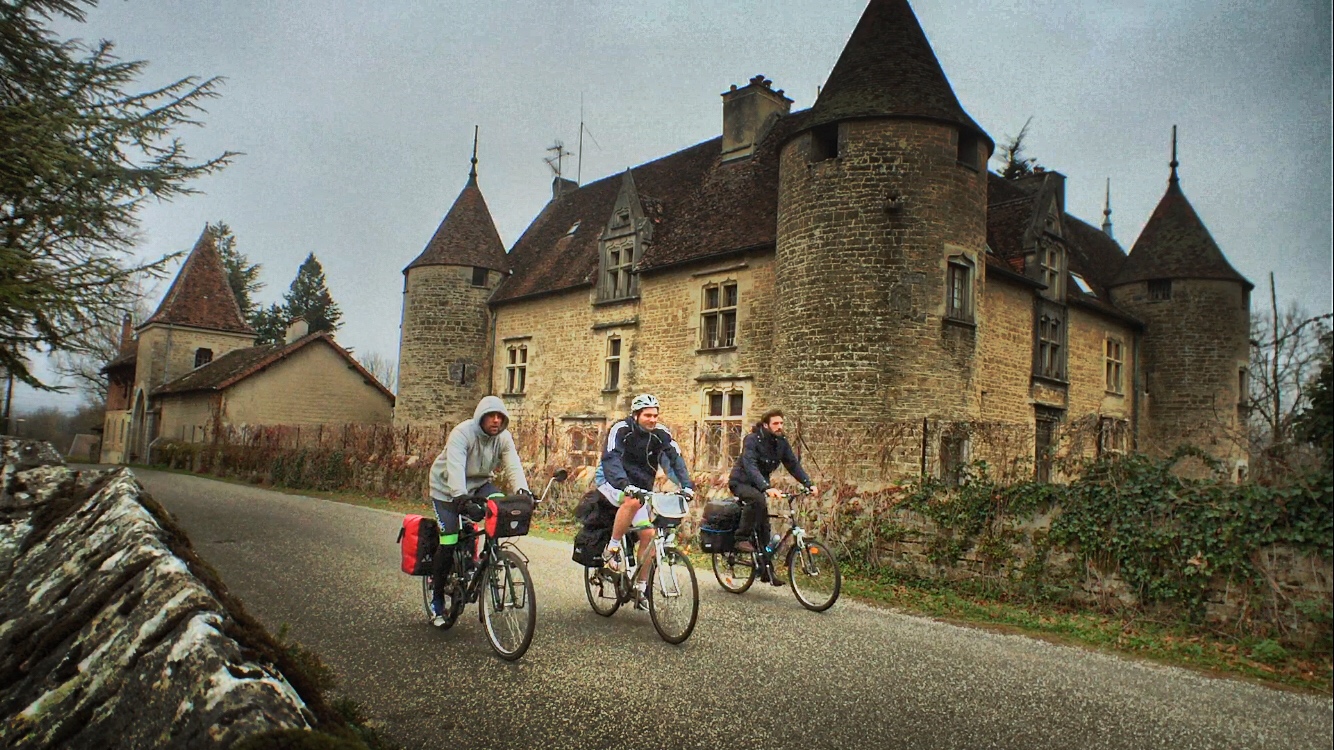 Voyage à vélo à travers la France